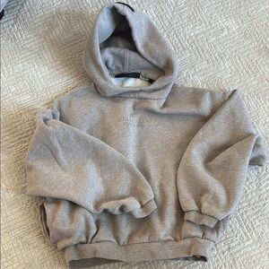 Essentials Gray Kids Hoodie